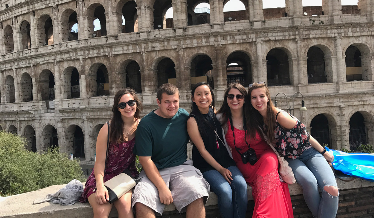 Students in Rome