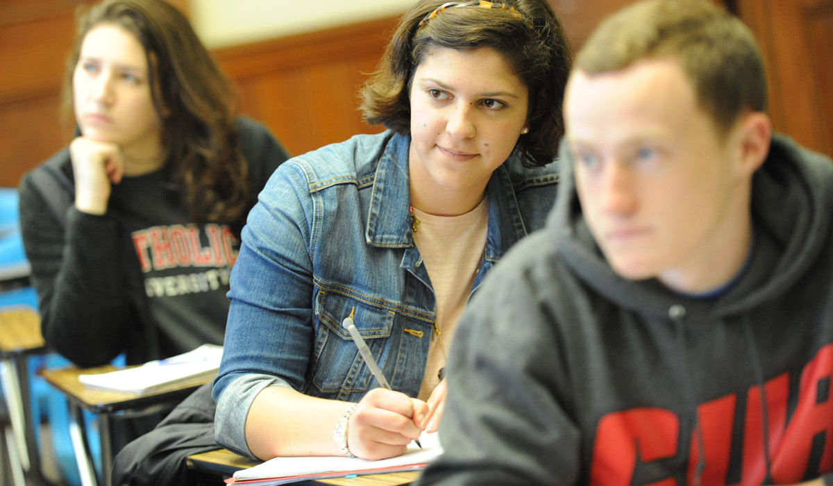 Students in class