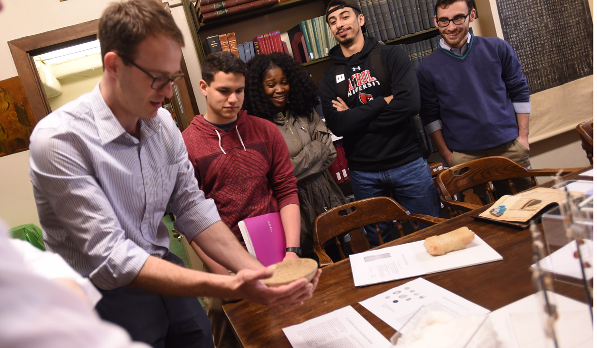 Hands-on history class