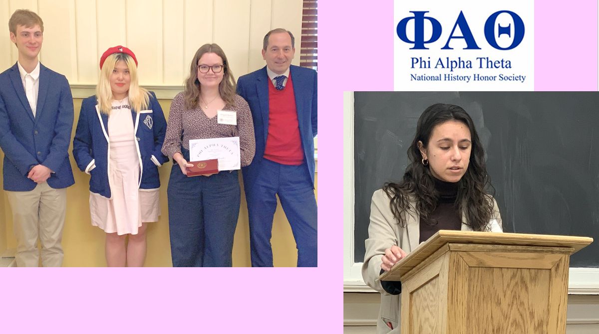 Catholic University History Majors at Phi Alpha Theta Conference