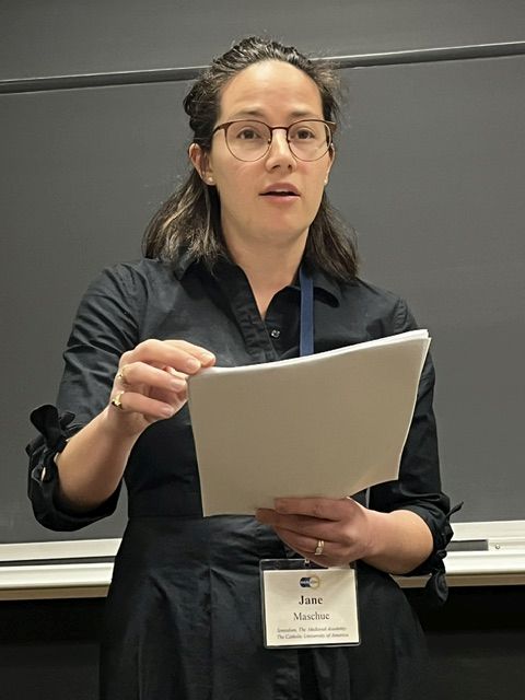 Jane Maschue PhD student History Catholic University