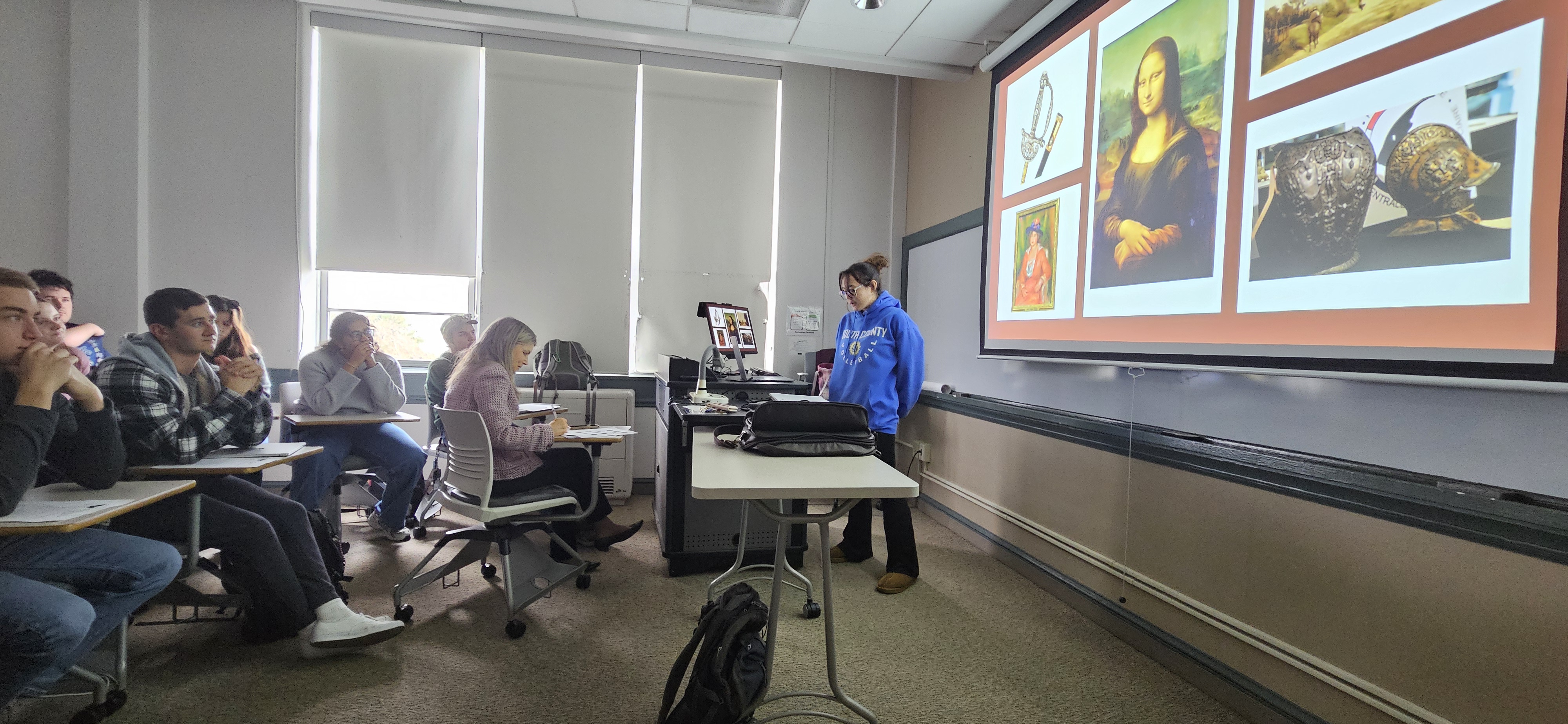 class meeting of HIST 101